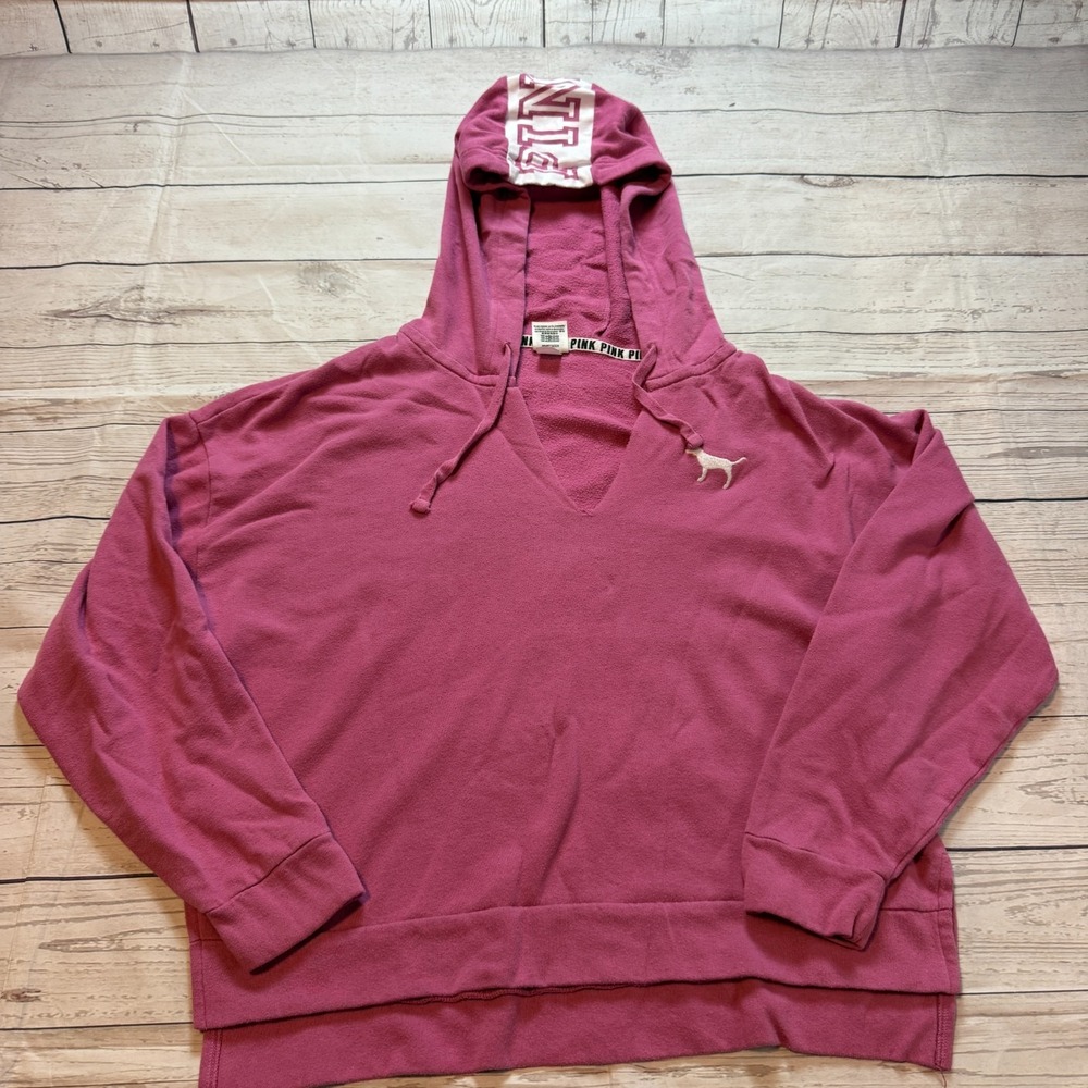 PINK Victoria's‎ Secret Hoodie Sweater "Pink Nation" Women's Size Medium